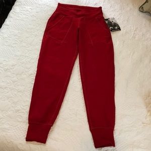 Black Diamond Track pants, maroon